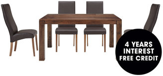 Dakota 145 Cm Dining Table And 4 Buckingham Chairs