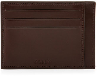 Bally Leather Card Case, Brown