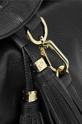 Tory Burch Thea tasseled textured-leather backpack
