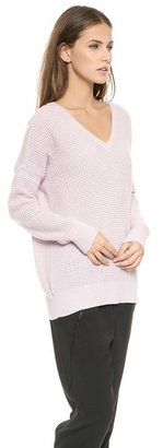Vince Thermal Double V Sweater