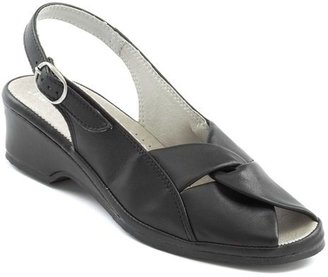 La Redoute Pediconfort® Ladies Leather Sandals . Width EEE