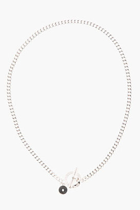 Marc by Marc Jacobs Silver Mini Toggle Chain Necklace