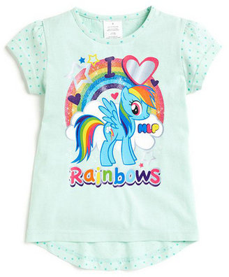 My Little Pony Girl's 'Rainbows' Cap Sleeve Tee