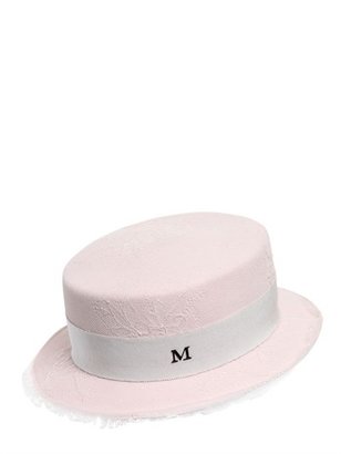 Maison Michel - Auguste Fur Felt Hat With Lace Overlay