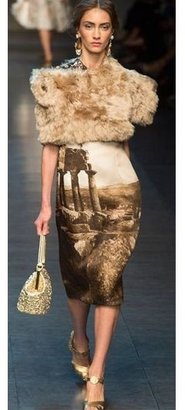 Dolce & Gabbana Organza Silk Sleeveless Dress