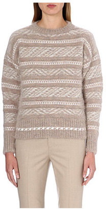 Jil Sander Aztec print knitted jumper