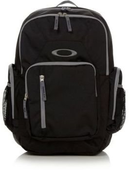 Oakley Black canvas multi pocket backpack