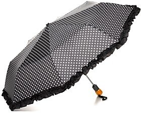 Gustbuster Bloomingdale's Ruffle Dot Umbrella - 100% Exclusive