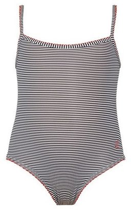 Petit Bateau Baby girl’s milleraies striped one-piece swimsuit
