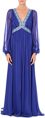 Emilio Pucci Embellished silk gown