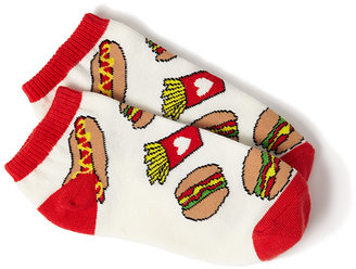 Forever 21 Fast Food Ankle Socks