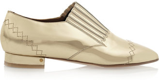 Laurence Dacade Gaia mirrored-leather loafers