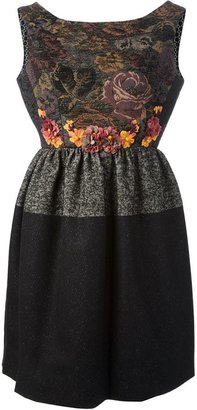 Antonio Marras floral embroidered tapestry dress