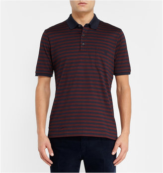 Dunhill Striped Cotton Polo Shirt