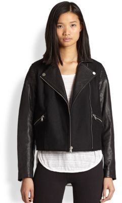 Marc by Marc Jacobs Karlie Leather & Wool Jacket