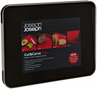 Joseph Joseph Cut & Carve Plus Chopping Board Large, Black