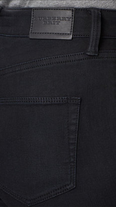 Burberry Skinny Fit High-Rise Deep Indigo Jeans