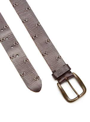 Rope and Leather Belt