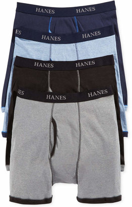 Hanes Platinum Men's Underwear, Ringer Boxer Brief 4 Pack