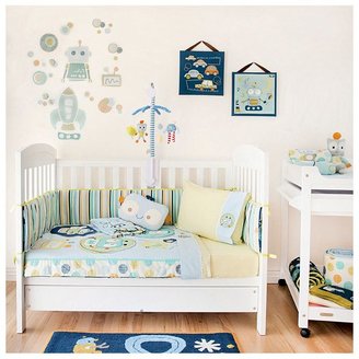 Living Textiles Baby Bot Wall Decal Set