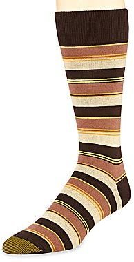 Gold Toe Striped Crew Socks