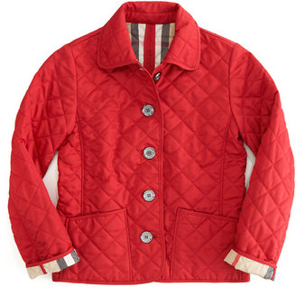 Burberry Military Red Quilted Jacket