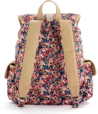 Candies Candie's ® floral glitter cargo backpack