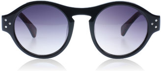 Am Eyewear Sheridan Sunglasses Black and Red 73-BL-GRG