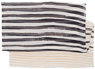 Vince Camuto Printed Stripe Scarf