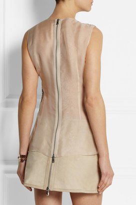 Kaufman Franco KAUFMANFRANCO Embellished sheer-back silk-organza top