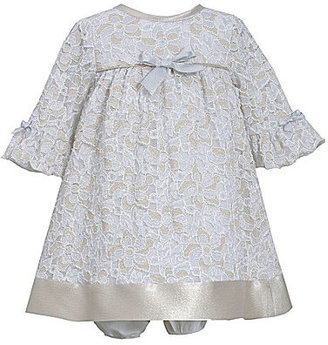 Bonnie Baby 12-24 Months Lace Bell-Sleeve Dress
