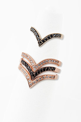 Jacquie Aiche 14K Pave Diamond Knuckle V-Ring - Available in other colors