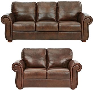 Cassina 3-Seater + 2-Seater Italian Leather Sofa Set (buy and SAVE!)