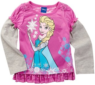 Disney Frozen Elsa Twofer Tee (Little Girls)