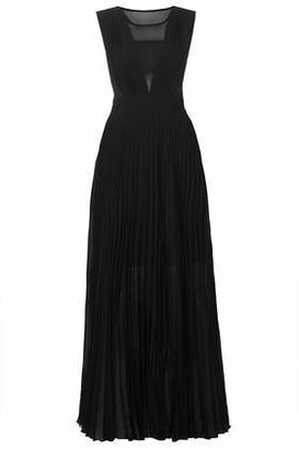 Topshop Womens **Neon Town Pleated Maxi Dress by Jovonna - Black