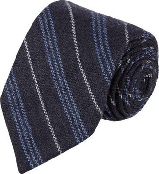 Barneys New York Zigzag Fine-Stripe Jacquard Neck Tie