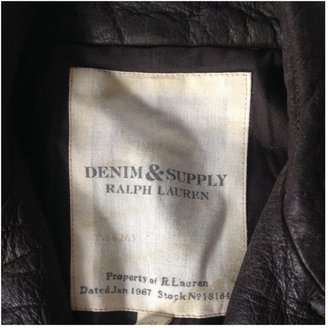 Denim & Supply Ralph Lauren Brown Leather Jacket