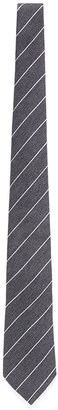 Wool and silk stripe tie