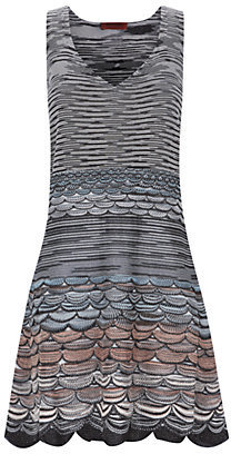 Missoni Scallop Fit and Flare Dress