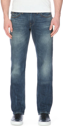 True Religion Ricky Baseball Stitch Relaxed-Fit Straight-Leg Jeans - for Men