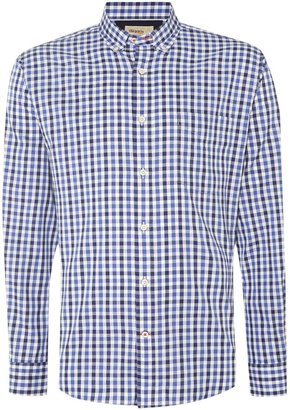 T.M.Lewin Men's Oxford Check Slim Fit Long Sleeve Shirt