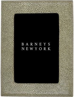 Barneys New York Shagreen-Effect Picture Frame