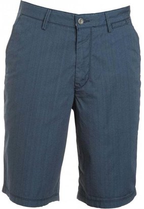 Boss Black Hugo Shorts, Navy Blue Fine Stripe Regular Fit 'Clyde' Shorts