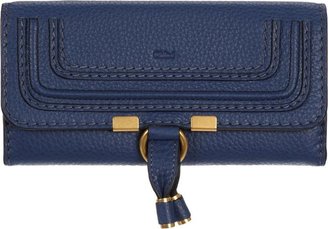 Chloé Marcie Continental Wallet-Blue