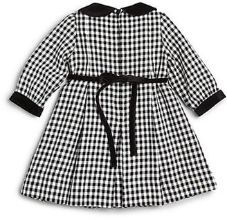 Florence Eiseman Infant's Pleated Check Dress