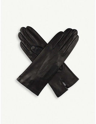 Dents Helene cashmere-lined leather gloves