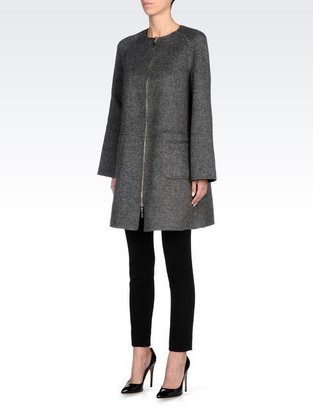 Giorgio Armani Reversible Coat In Cashmere Wool