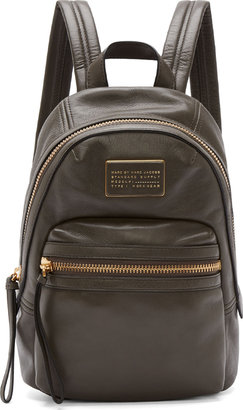 Marc by Marc Jacobs Grey Leather Third Rail Backpack
