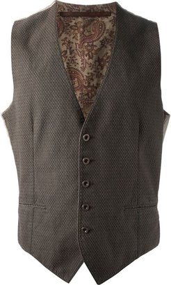 Montedoro bi-colour waistcoat
