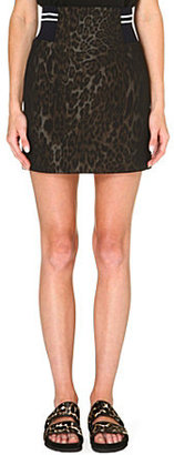 Sandro Jaisy leopard-print mini skirt